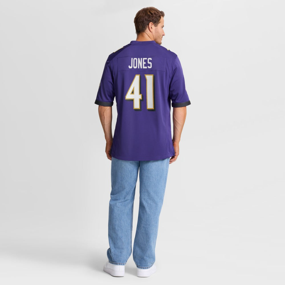 Dre'Mont Jones Baltimore Ravens Team Game Jersey - Purple for sale