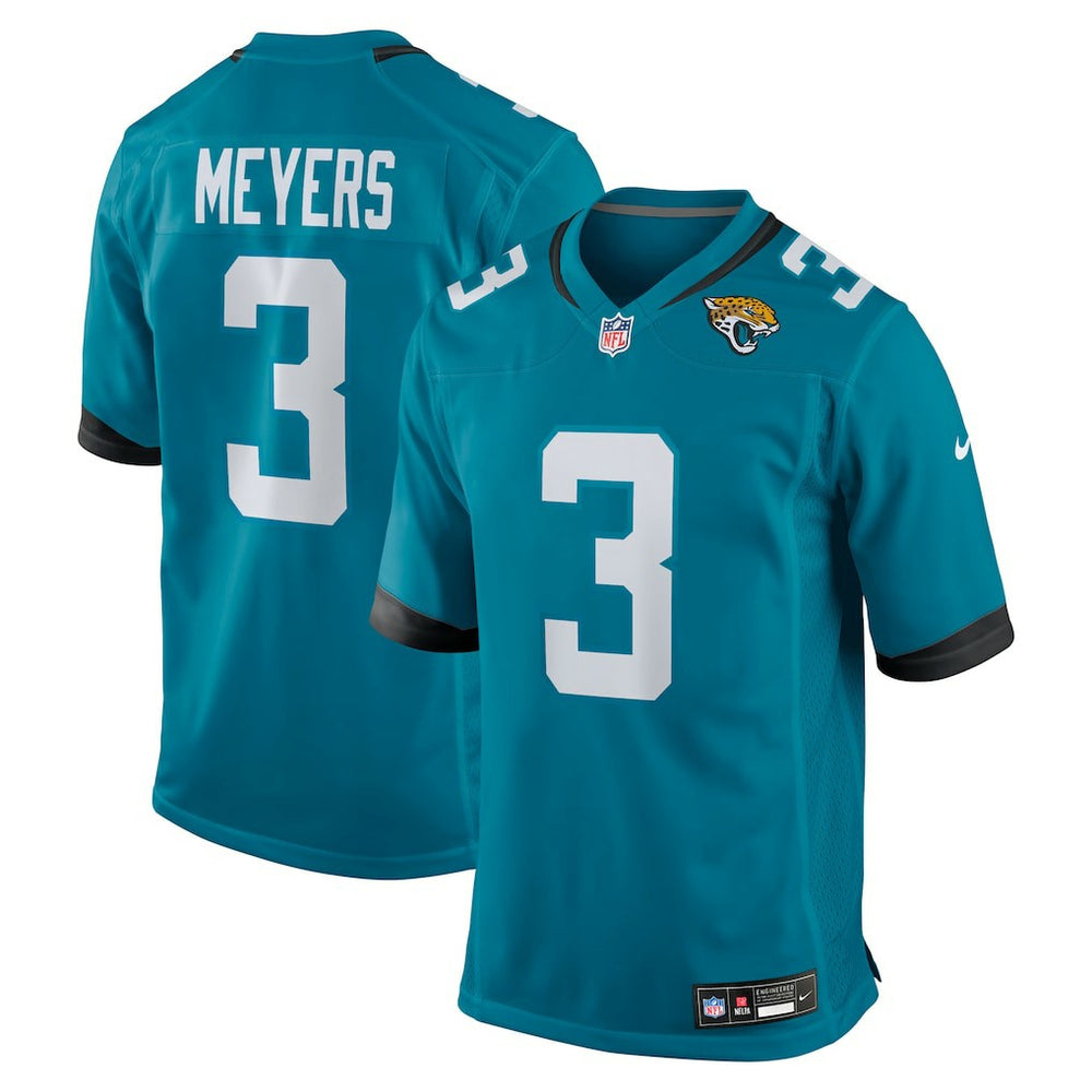 Jakobi Meyers Jacksonville Jaguars Team Game Jersey - Teal discount