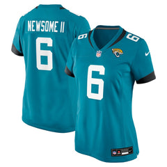 Greg Newsome II Jacksonville Jaguars Women's Team Game Jersey - Teal outlet