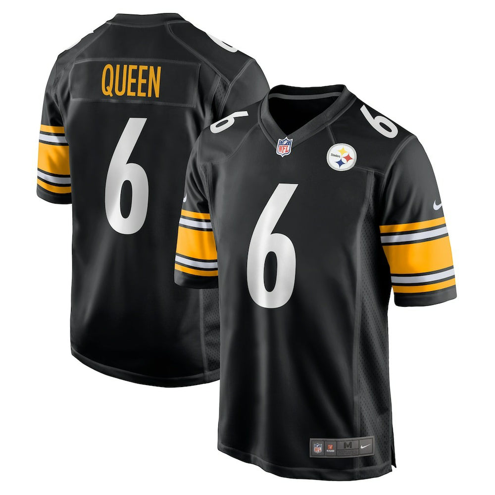 Patrick Queen Pittsburgh Steelers Game Player Jersey - Black cheap