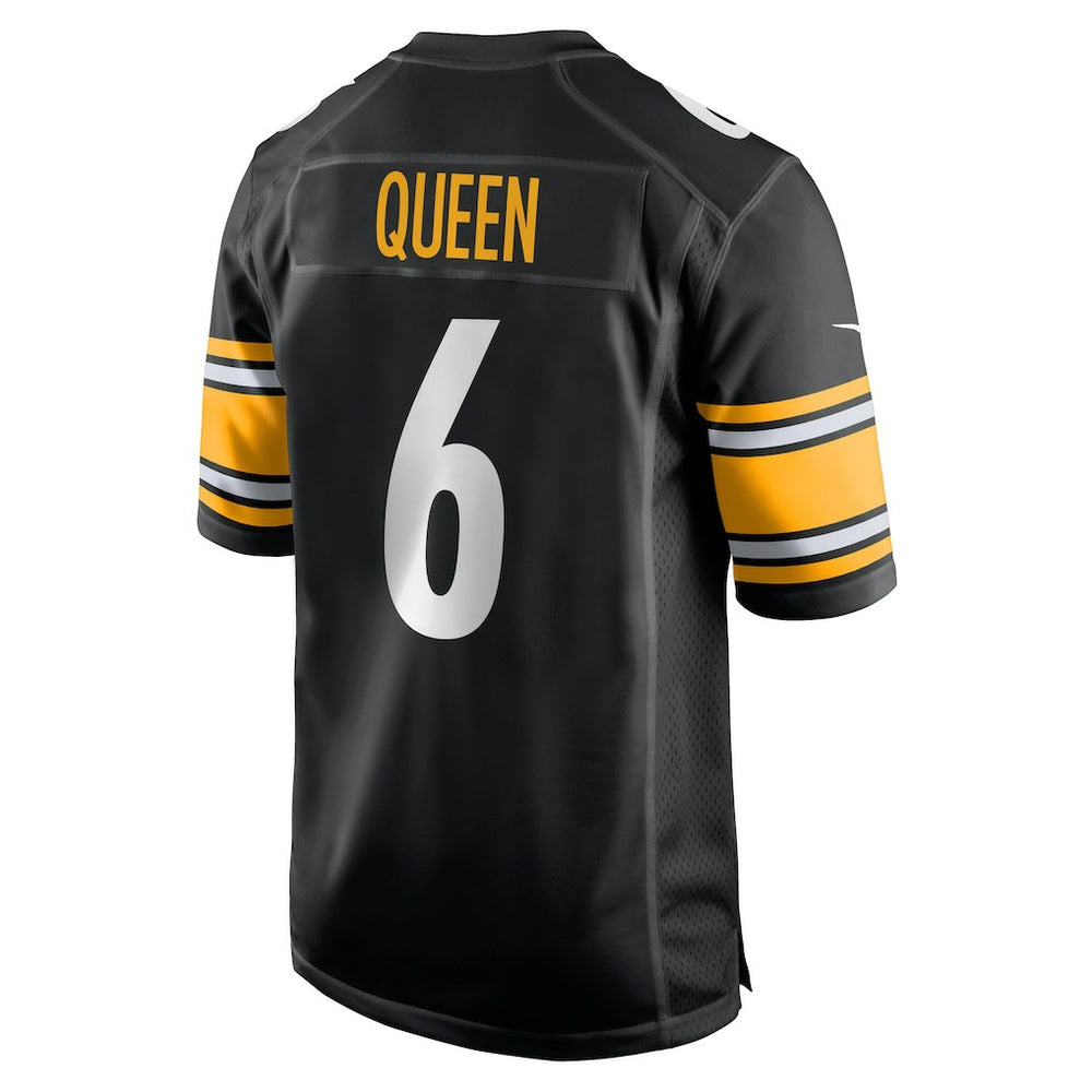 Patrick Queen Pittsburgh Steelers Game Player Jersey - Black cheap