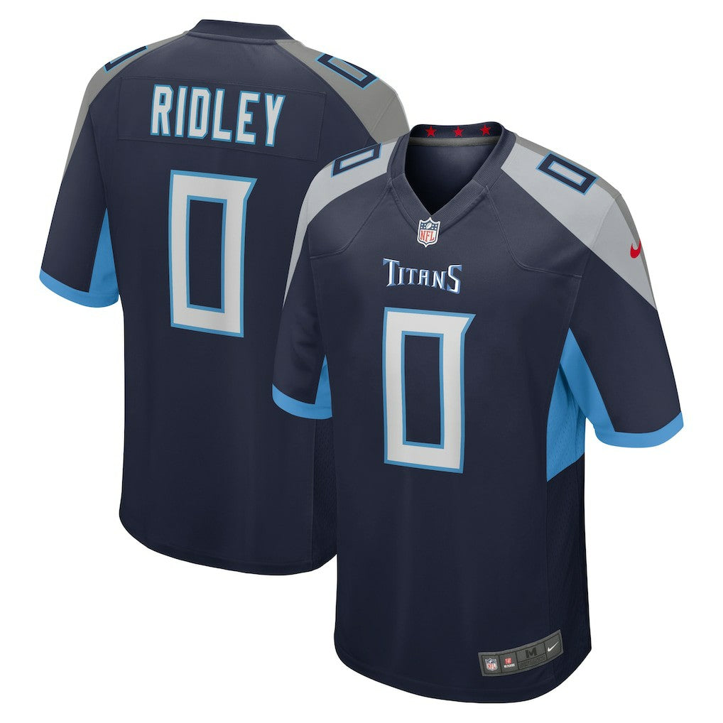 Calvin Ridley Tennessee Titans Game Player Jersey - Navy for sale