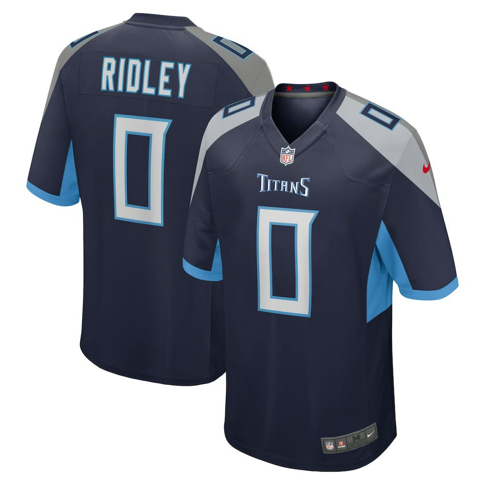 Calvin Ridley Tennessee Titans Game Player Jersey - Navy for sale