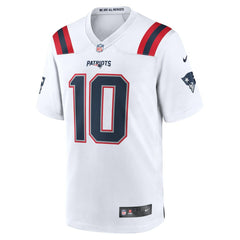 Drake Maye New England Patriots Player Game Jersey - White cheap