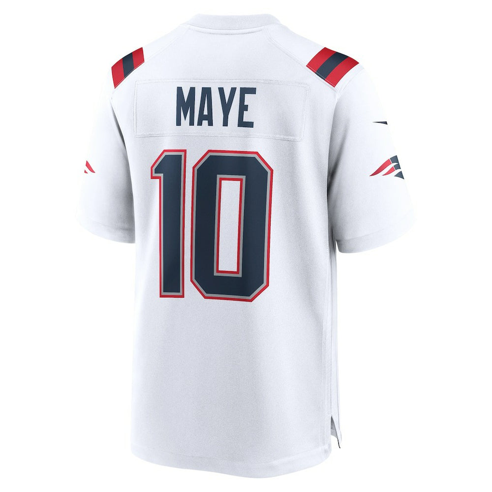 Drake Maye New England Patriots Player Game Jersey - White cheap
