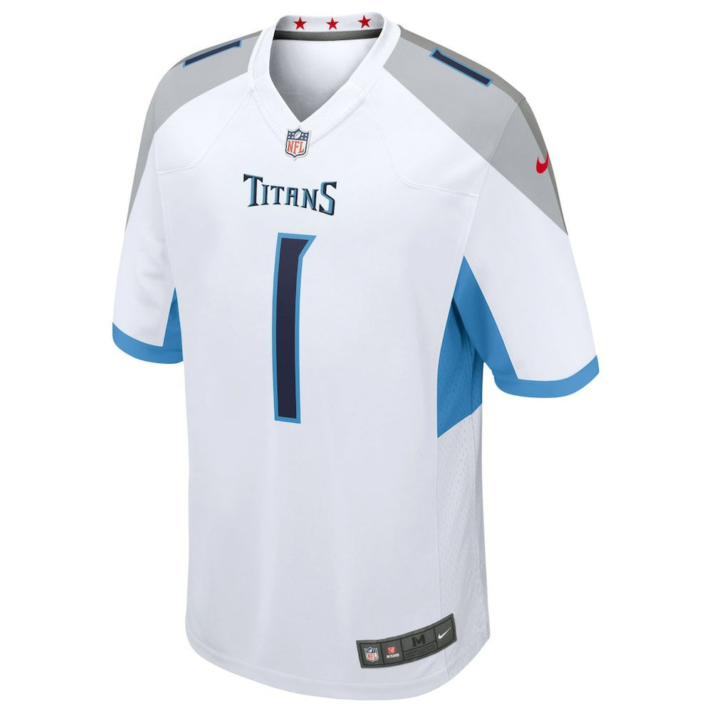 Cameron Ward Tennessee Titans 2025 NFL Draft First Round Pick Game Jersey - White on sale