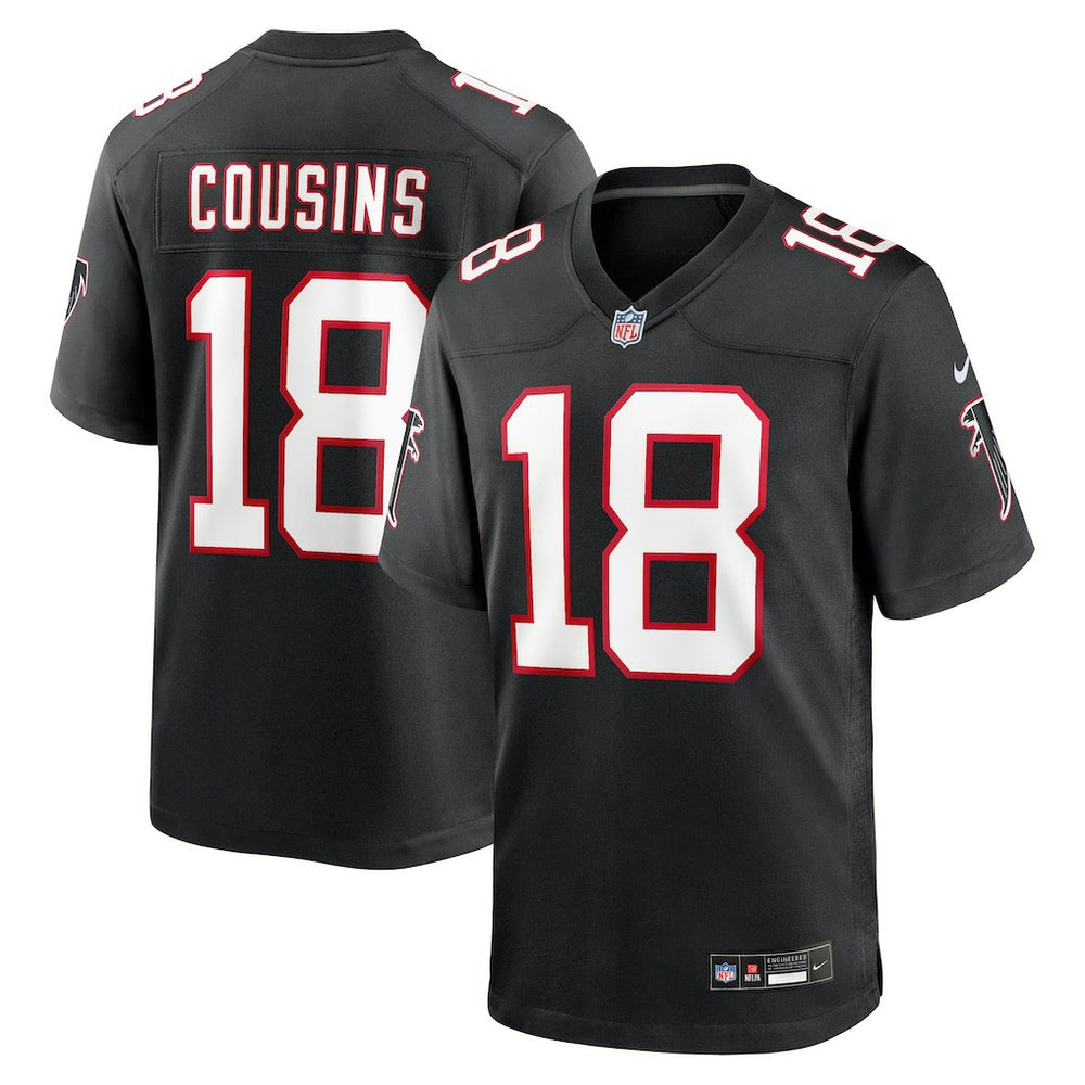 Kirk Cousins Atlanta Falcons Alternate Game Player Jersey - Black for sale