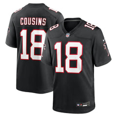 Kirk Cousins Atlanta Falcons Alternate Game Player Jersey - Black for sale