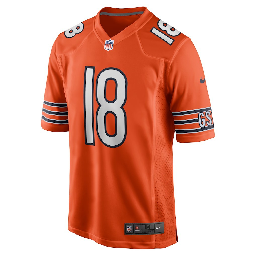 Caleb Williams Chicago Bears Alternate Player Game Jersey - Orange discount