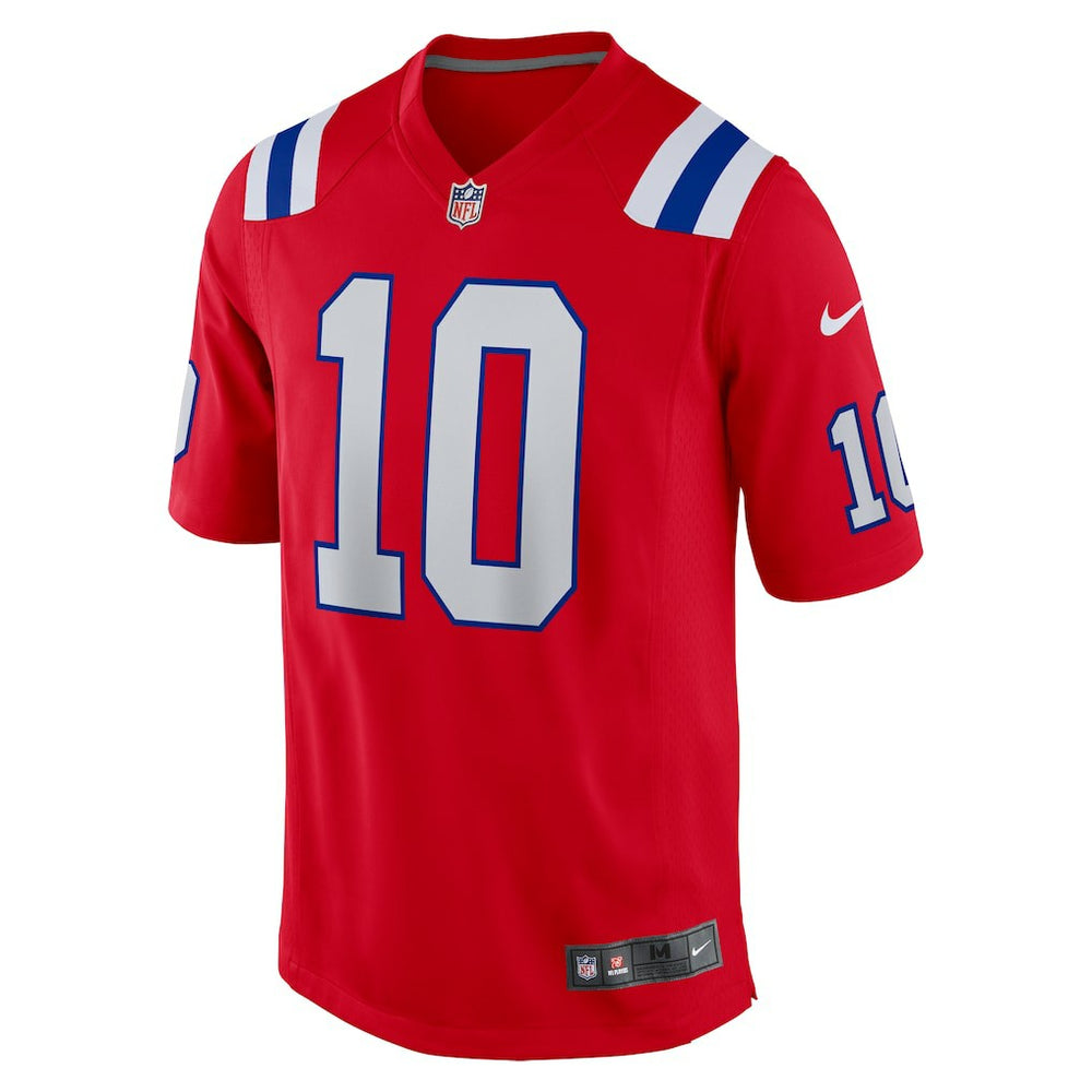 Drake Maye New England Patriots Player Game Jersey - Red on sale