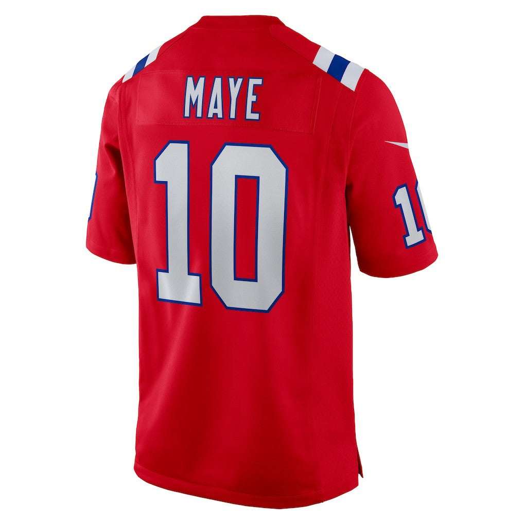 Drake Maye New England Patriots Player Game Jersey - Red on sale