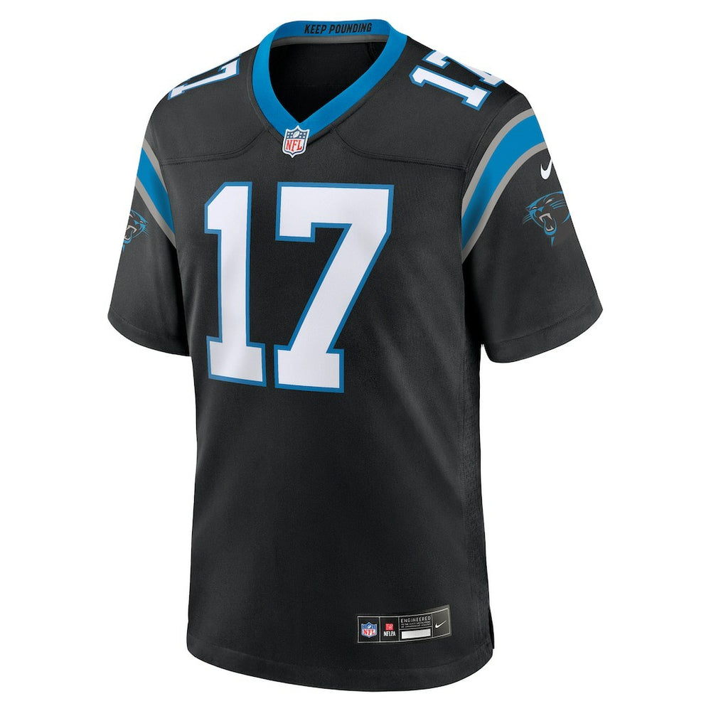Xavier Legette Carolina Panthers 2024 NFL First Round Pick Game Player Jersey - Black cheap