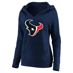 C.J. Stroud Houston Texans Women's Plus Size Player Name & Number V-Neck Pullover Hoodie - Navy online