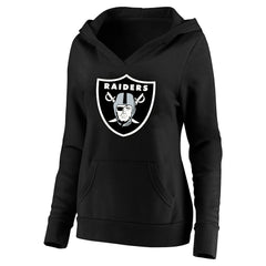 Maxx Crosby Las Vegas Raiders Women's Plus Size Player Name & Number V-Neck Pullover Hoodie - Black outlet