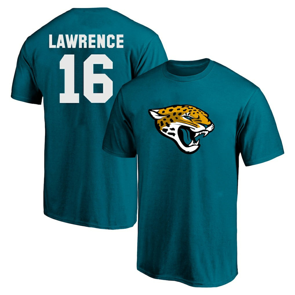 Trevor Lawrence Jacksonville Jaguars Big & Tall Player Name & Number T-Shirt - Teal cheap