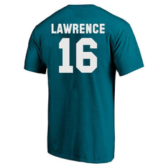 Trevor Lawrence Jacksonville Jaguars Big & Tall Player Name & Number T-Shirt - Teal cheap