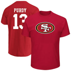 Brock Purdy San Francisco 49ers Big & Tall Player Name & Number T-Shirt - Scarlet outlet
