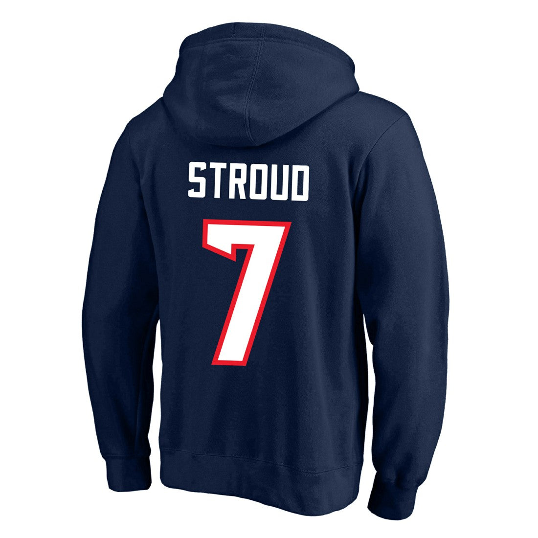 C.J. Stroud Houston Texans Big & Tall Name & Number Fleece Pullover Hoodie - Navy cheap