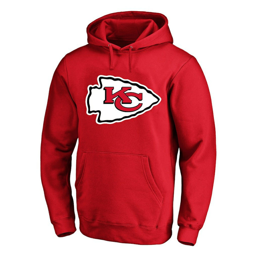 Travis Kelce Kansas City Chiefs Big & Tall Name & Number Fleece Pullover Hoodie - Red online