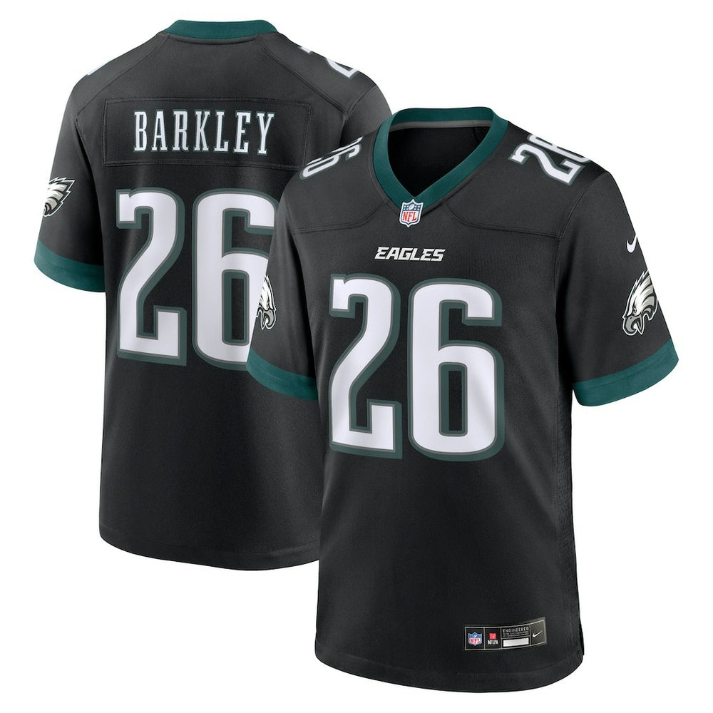 Saquon Barkley Philadelphia Eagles Alternate Game Jersey - Black sale