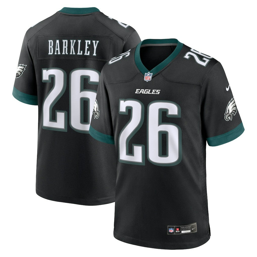 Saquon Barkley Philadelphia Eagles Alternate Game Jersey - Black sale
