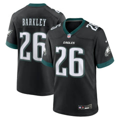 Saquon Barkley Philadelphia Eagles Alternate Game Jersey - Black sale