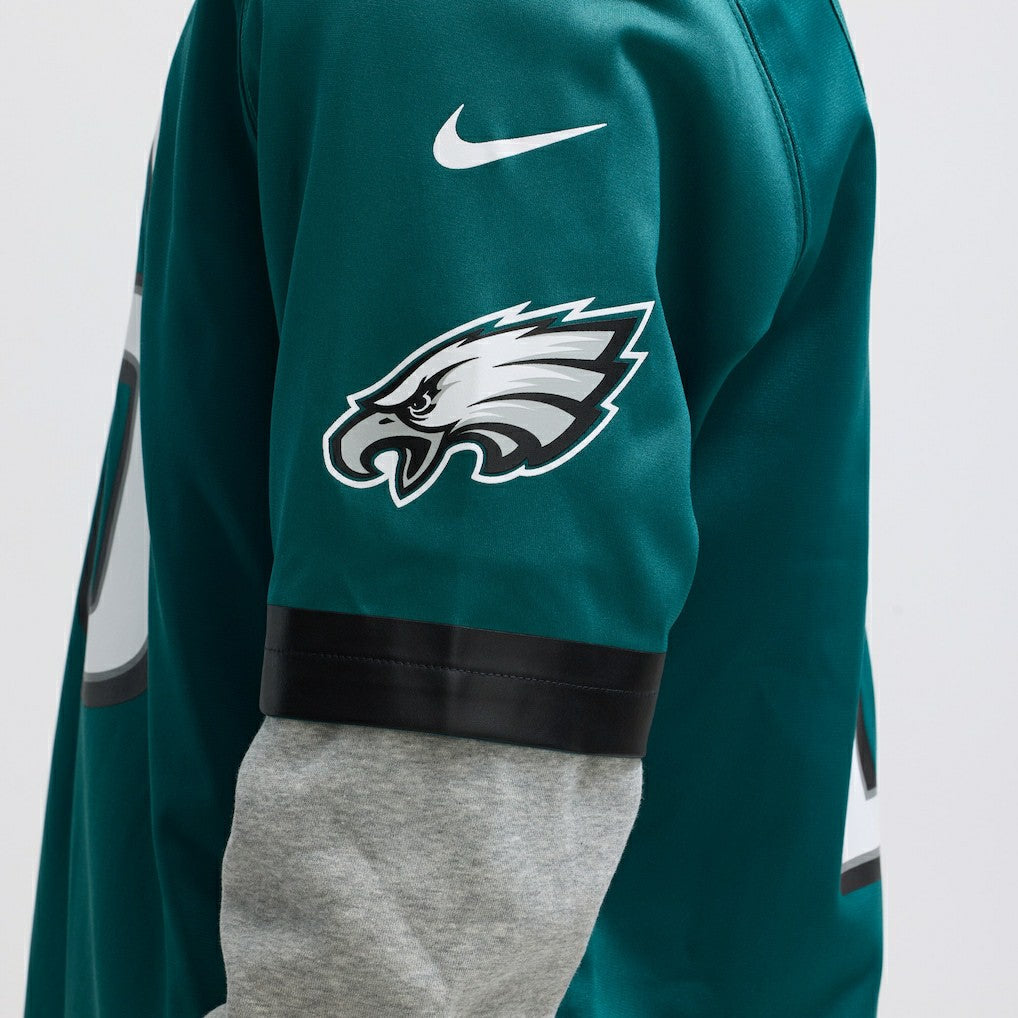 Saquon Barkley Philadelphia Eagles Game Player Jersey - Midnight Green sale
