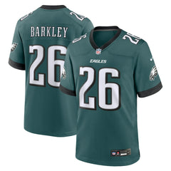 Saquon Barkley Philadelphia Eagles Game Player Jersey - Midnight Green sale