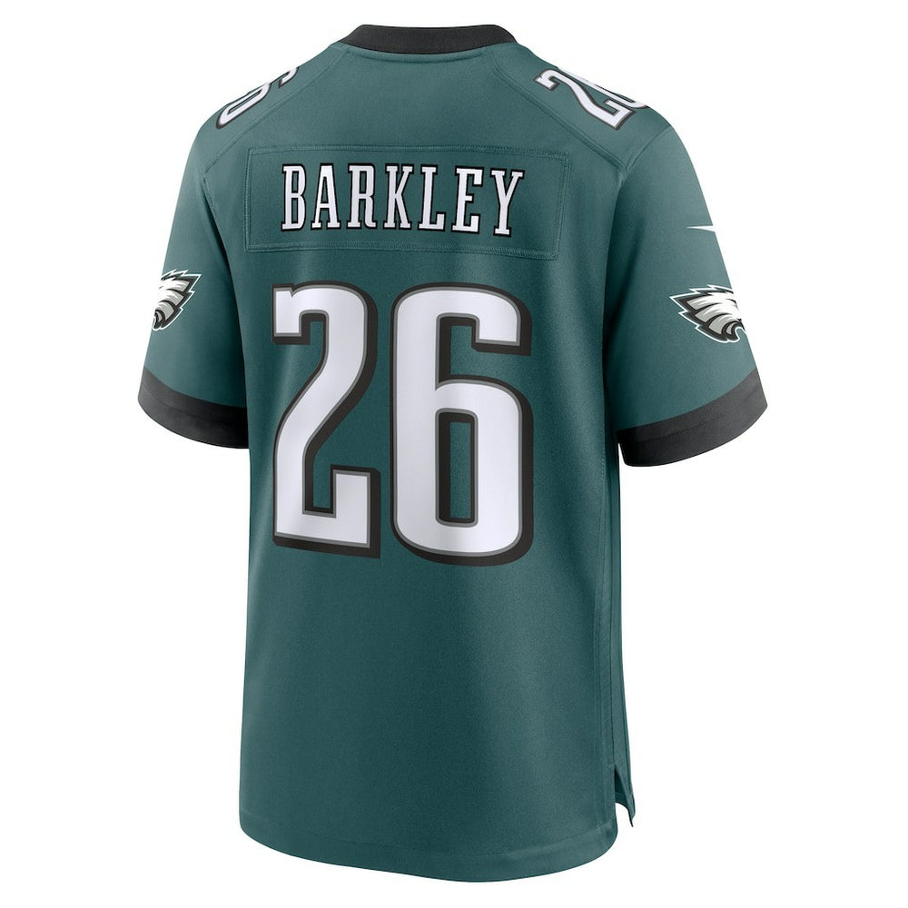 Saquon Barkley Philadelphia Eagles Game Player Jersey - Midnight Green sale