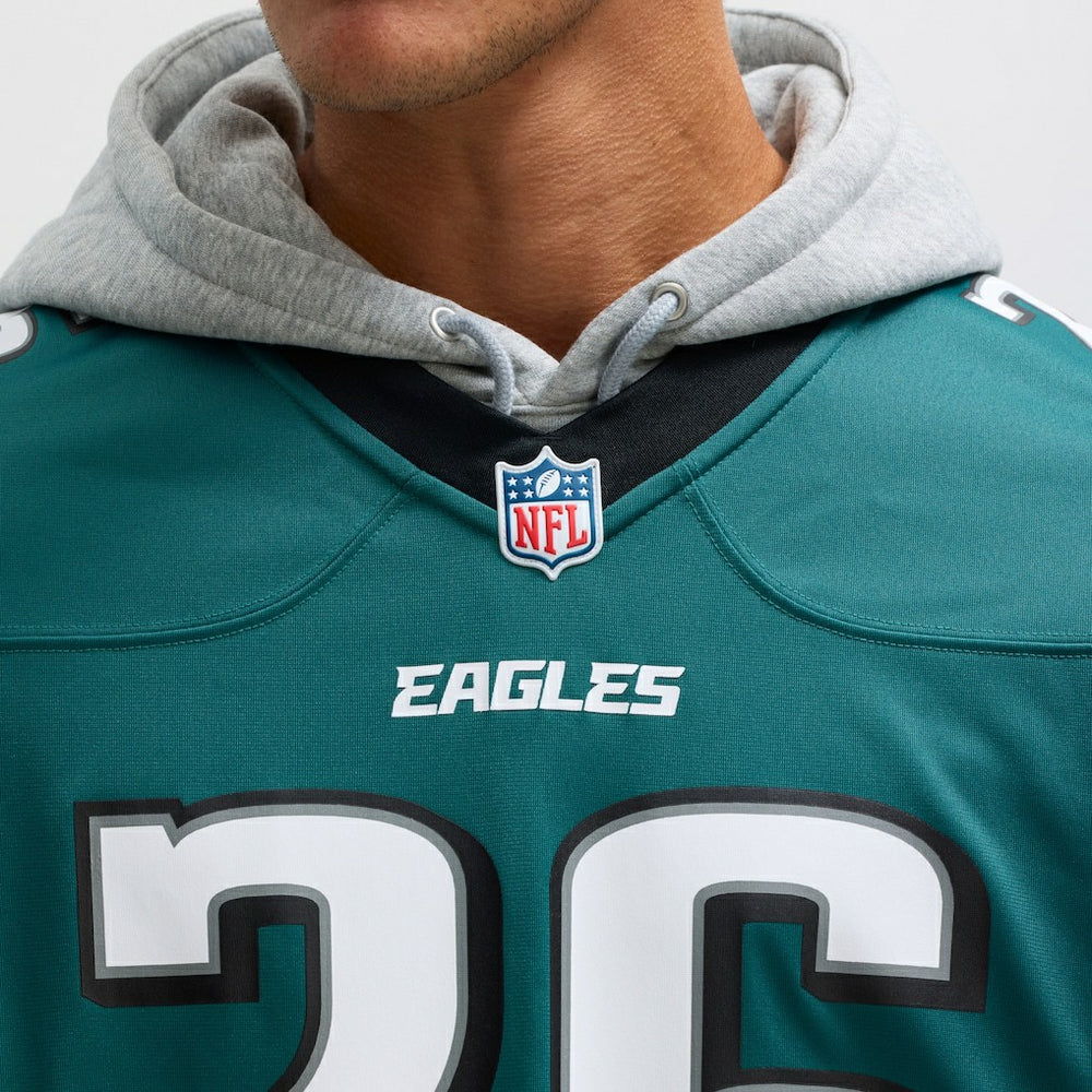 Saquon Barkley Philadelphia Eagles Game Player Jersey - Midnight Green sale