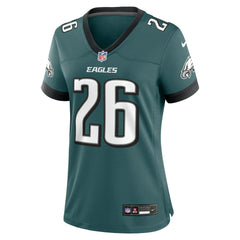 Saquon Barkley Philadelphia Eagles Women's Game Player Jersey - Midnight Green discount