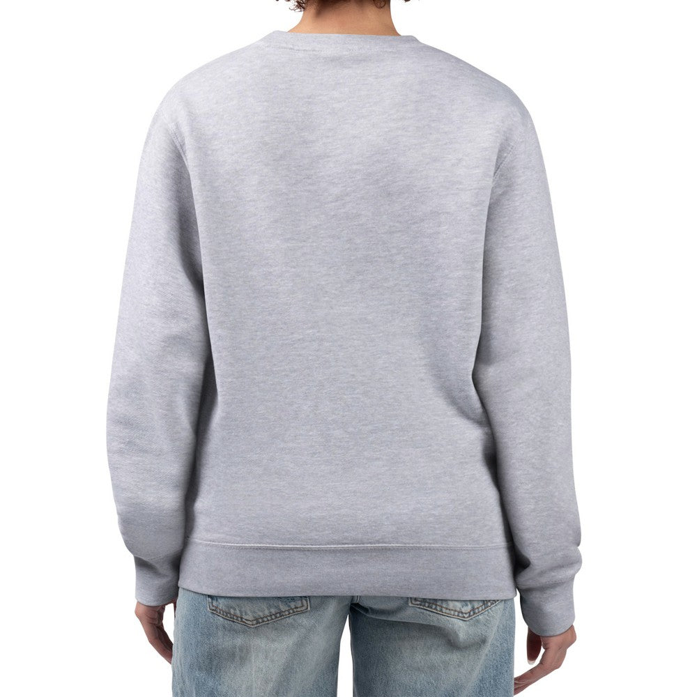 Kansas City Royals G-III 4Her by Carl Banks Women's Heart Logo Fleece Pullover Sweatshirt Heather Gray