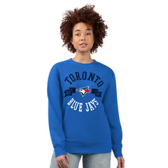 Toronto Blue Jays G-III 4Her by Carl Banks Women's Team Logo Fleece Pullover Sweatshirt Royal