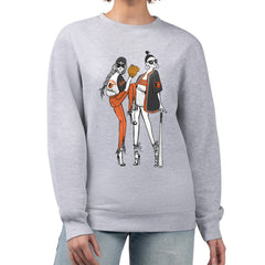 Baltimore Orioles G-III 4Her by Carl Banks Women's Baseball Girls Fleece Pullover Sweatshirt Heather Gray