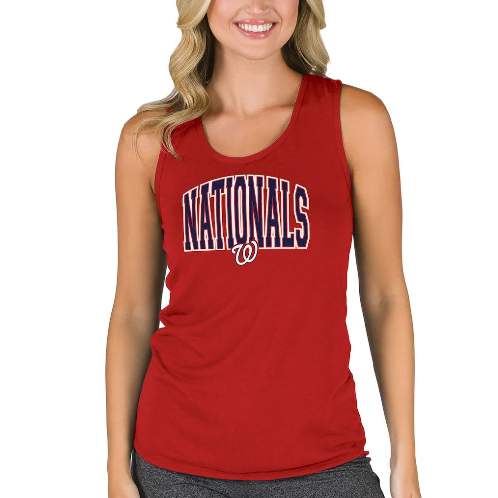 Washington Nationals Concepts Sport Women's Marathon Racerback Tank Top Red