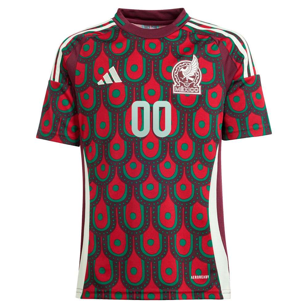 Mexico National Team Youth 2024 Home Replica Custom Jersey - Green shop