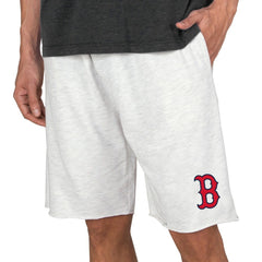 Boston Red Sox Concepts Sport Mainstream Terry Tri-Blend Shorts Oatmeal