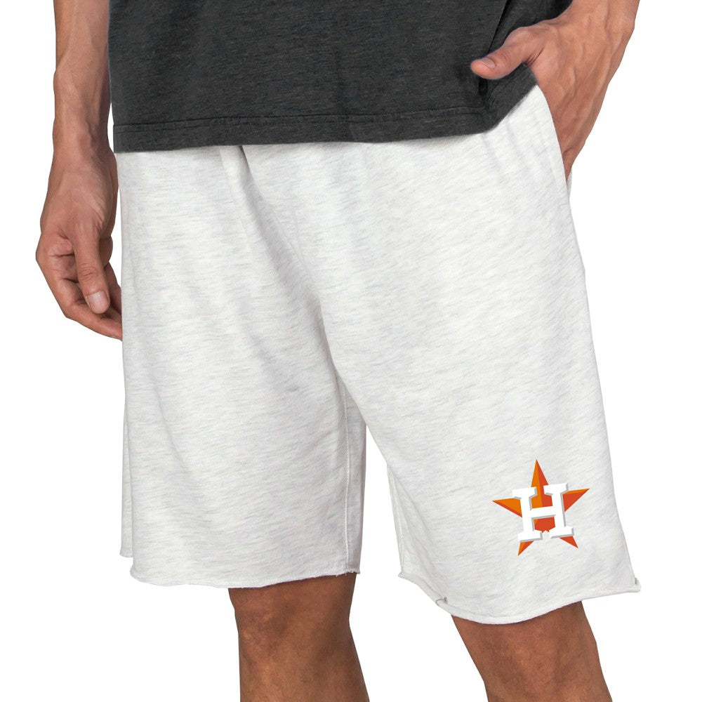 Houston Astros Concepts Sport Mainstream Terry Tri-Blend Shorts Oatmeal