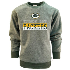Green Bay Packers Wes & Willy Youth Reversible Fleece Pullover Sweatshirt - Green discount