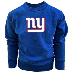 New York Giants Wes & Willy Youth Reversible Fleece Pullover Sweatshirt - Royal discount
