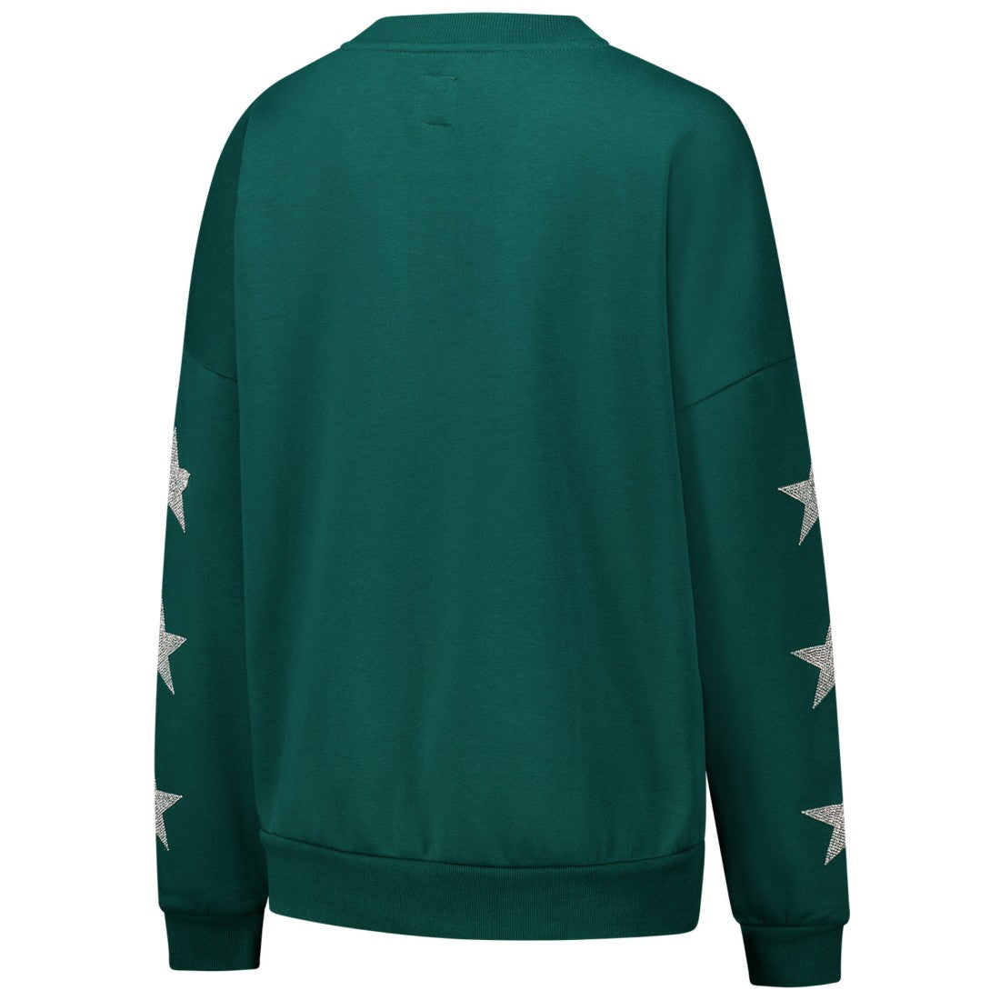 Green Bay Packers Gameday Couture Women's Rhinestone Star Sleeve Settle the Score Oversized Pullover Sweatshirt - Green sale