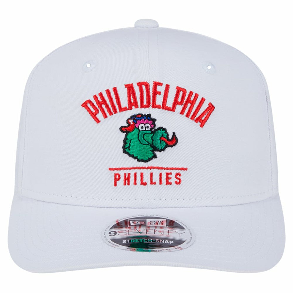 Philadelphia Phillies City Arch Phanatic 9SEVENTY Stretch-Snap Adjustable Hat White