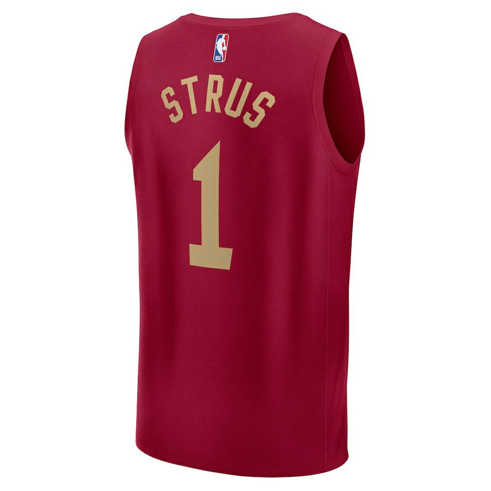Max Strus Cleveland Cavaliers Fast Break Player Jersey sale - Icon Editi- Wine outlet