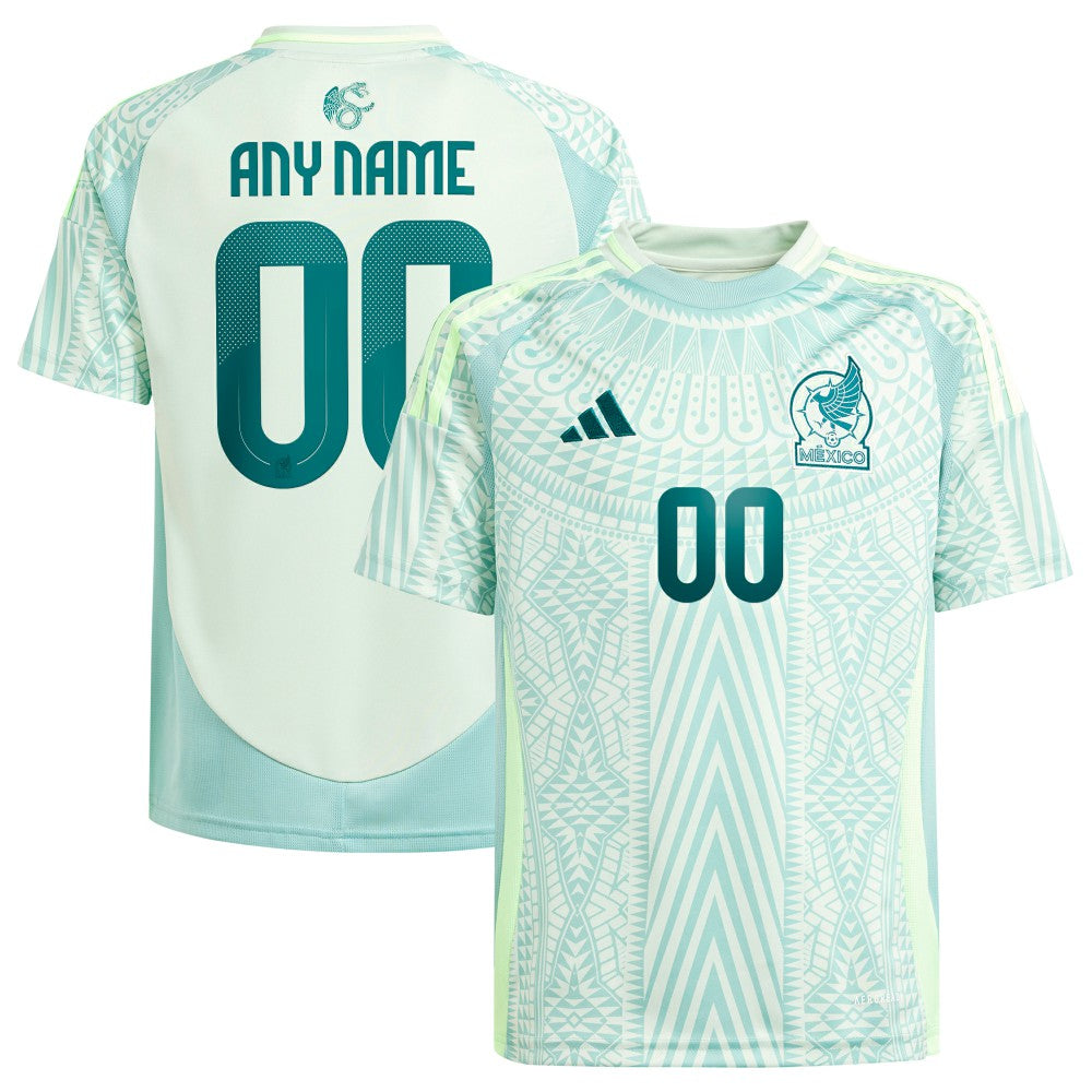 Mexico National Team Youth 2024 Away Replica Custom Jersey - Green sale