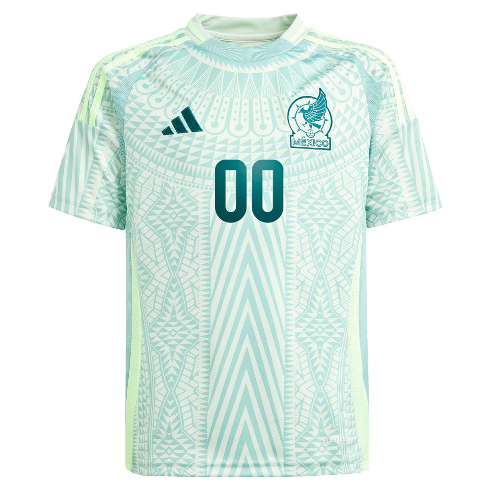 Mexico National Team Youth 2024 Away Replica Custom Jersey - Green sale