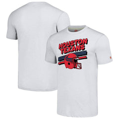 Houston Texans Homage Unisex Striped Tri-Blend T-Shirt - Gray discount