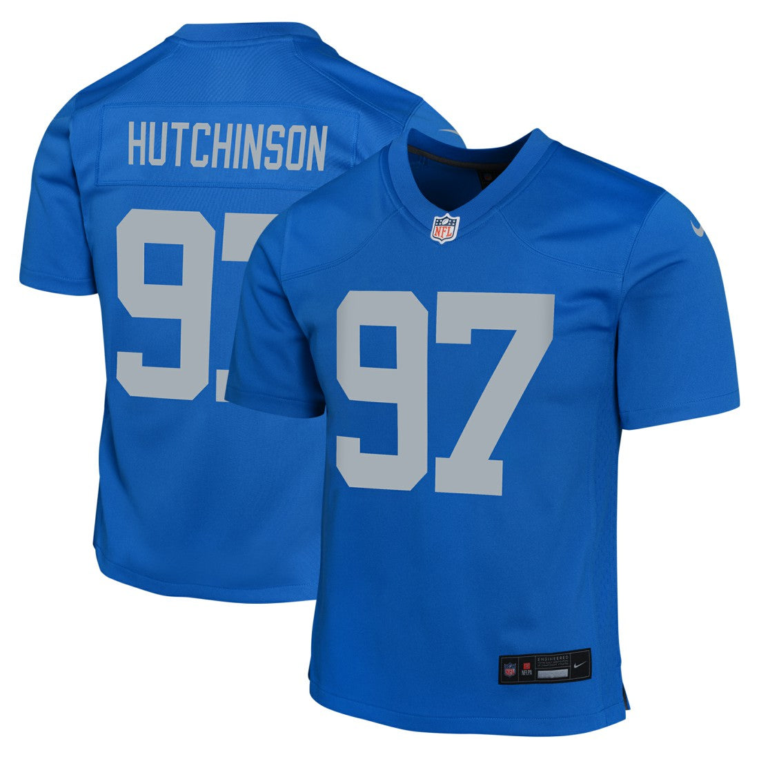 Aidan Hutchinson Detroit Lions Youth Game Jersey - Blue online