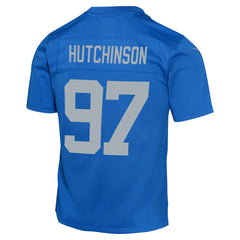 Aidan Hutchinson Detroit Lions Youth Game Jersey - Blue online