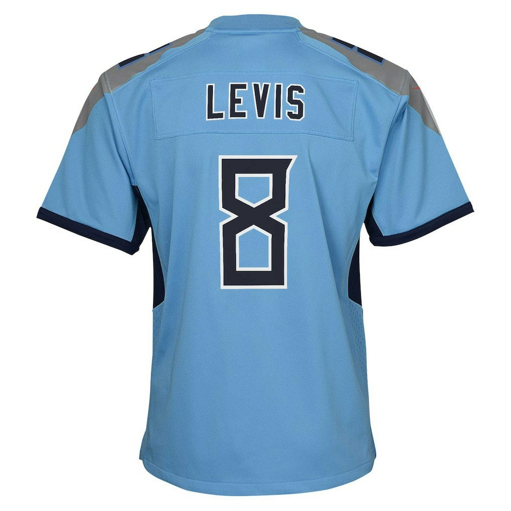Will Levis Tennessee Titans Youth Game Jersey - Light Blue for sale