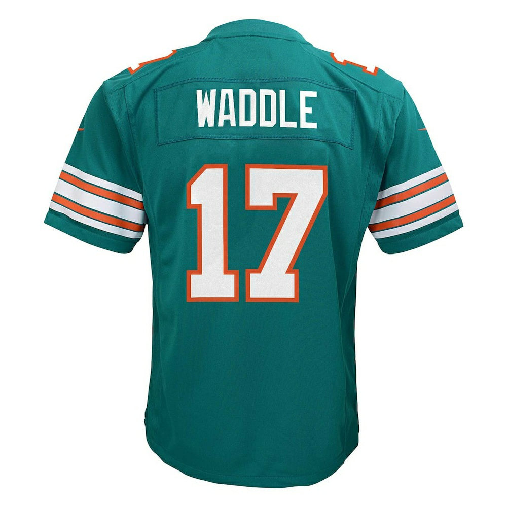 Jaylen Waddle Miami Dolphins Youth Game Jersey - Aqua discount